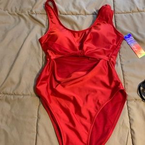 Medium bathsuit red